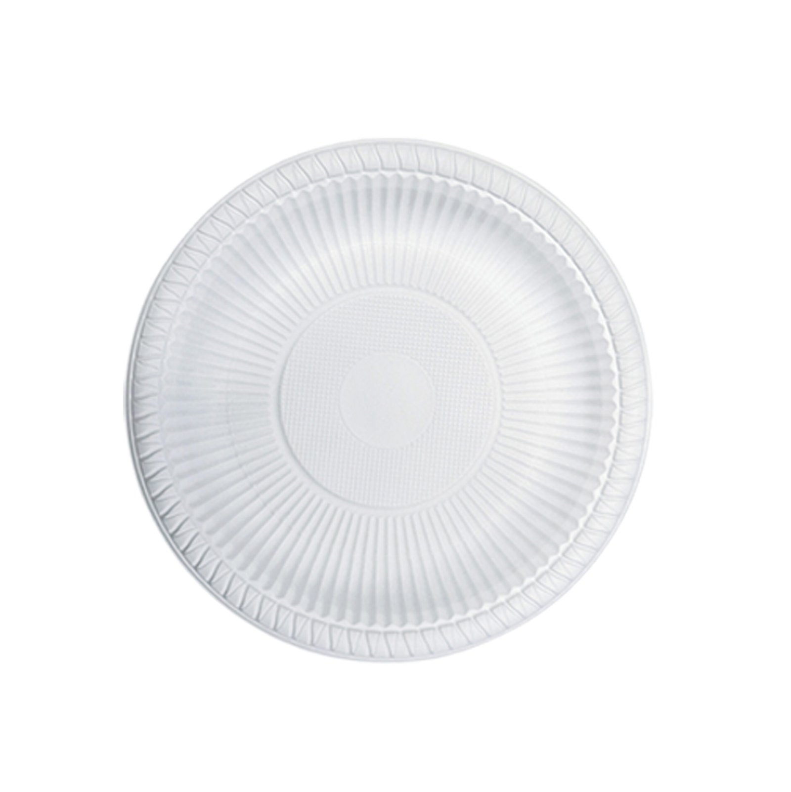 LIYI Disposable Round Plate, 10 Inch, Bamboo Fillers, 150 Pack