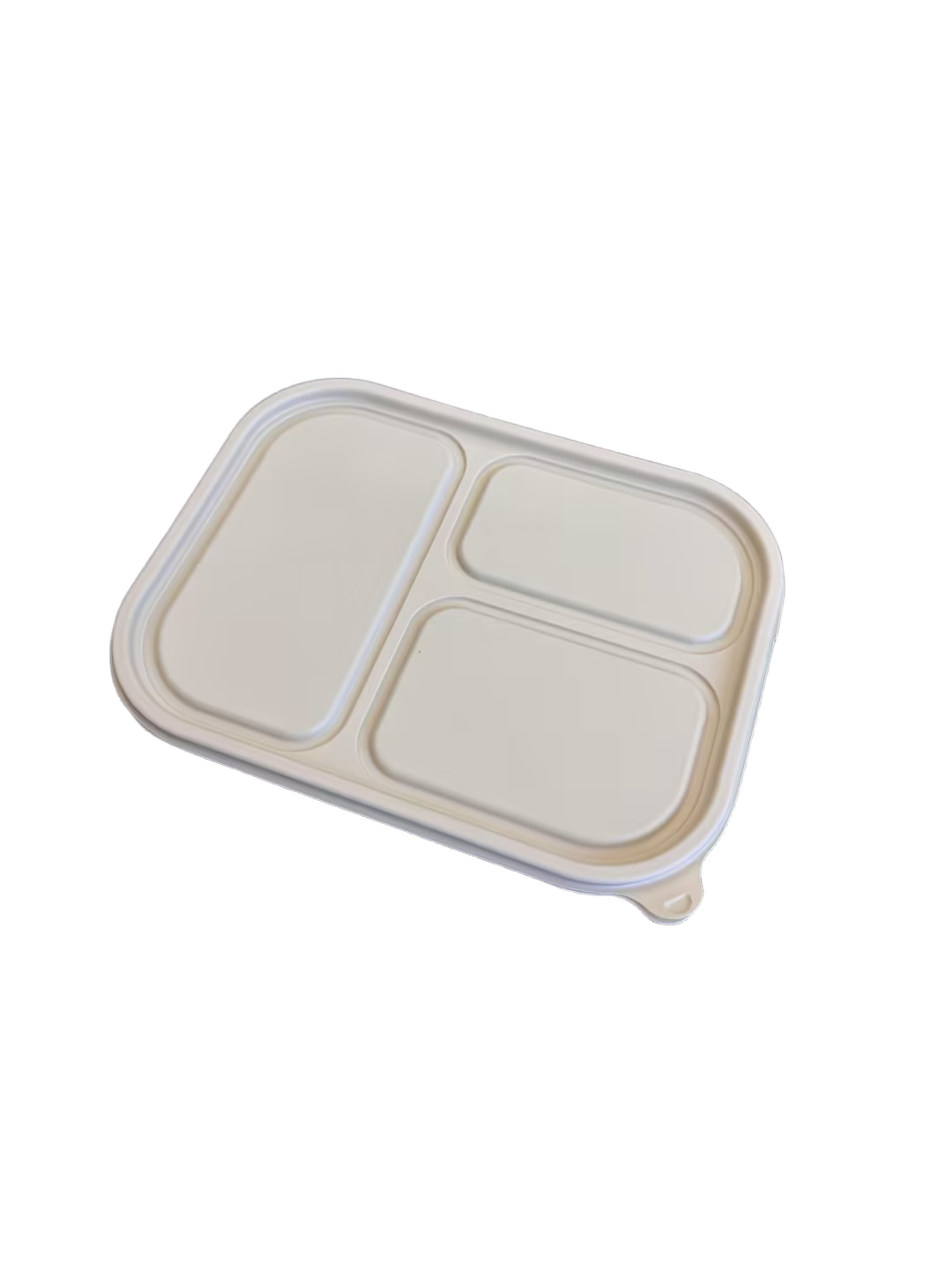 LIYI Disposable Lunch Box, 3-Compartment,1000ml / 34oz, BPA-Free